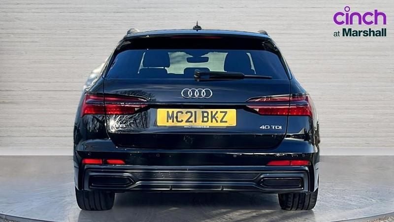 Used Audi A6 Black Edition 204 HP (150 kW) 2021 Black Estate