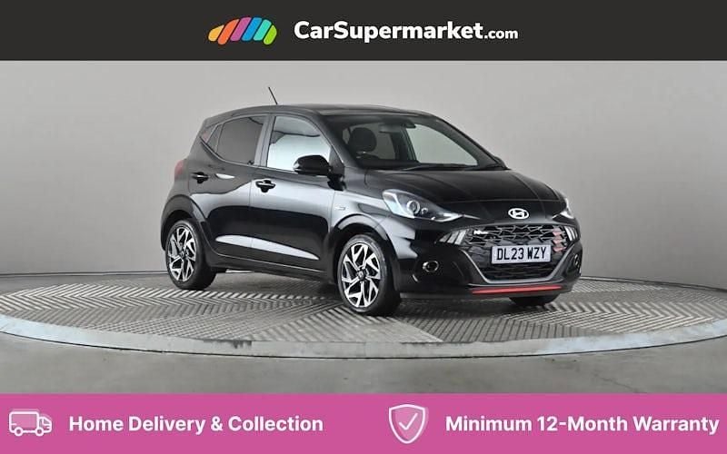 Black Used 2023 Hyundai i10 N Line Hatchback | £13,197 (Fair price) - Image 1/4