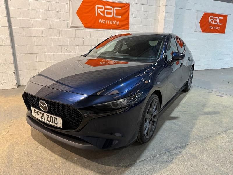 Blue Used 2021 Mazda 3 Inclusive Hatchback | £15,195 (Fair price) - Image 1/4