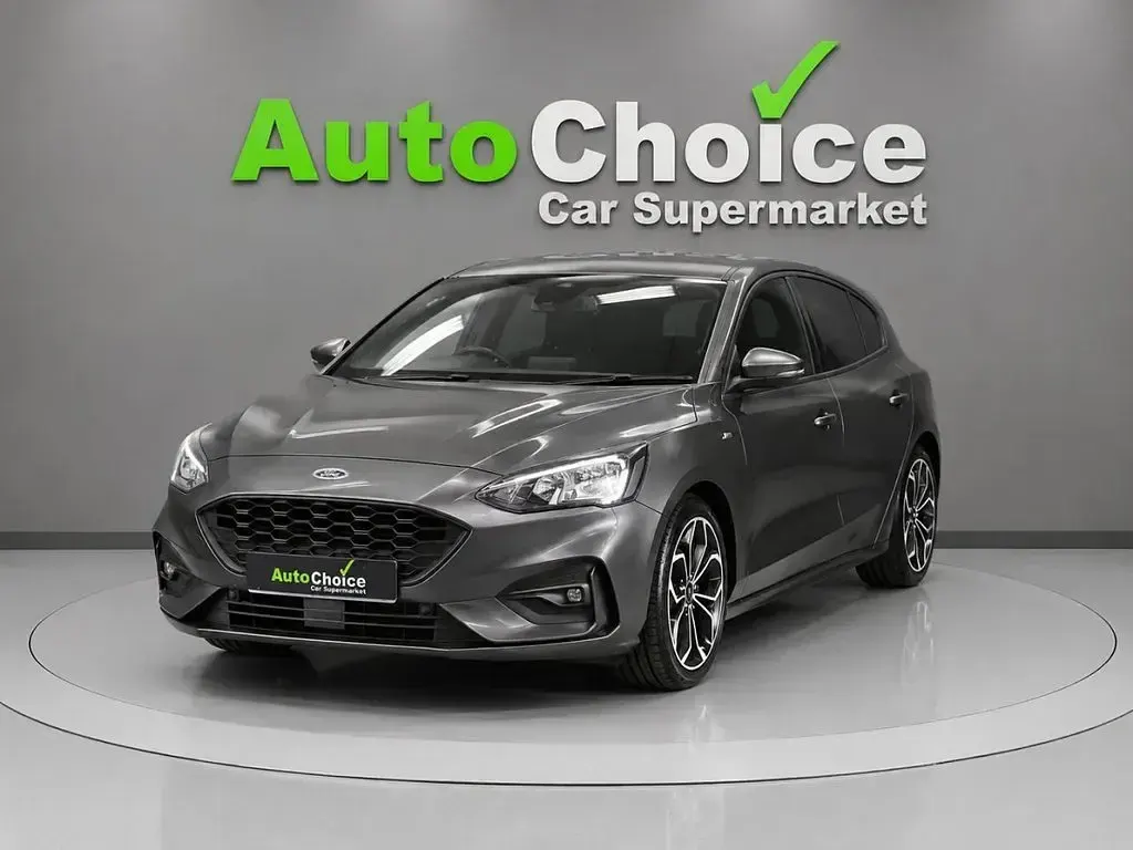 Used Ford Focus ST-Line X 125 HP (91 kW) 2018 Grey Hatchback