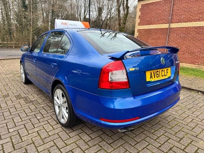 Used Skoda Octavia vRS 200 HP (147 kW) 2011 Blue Hatchback