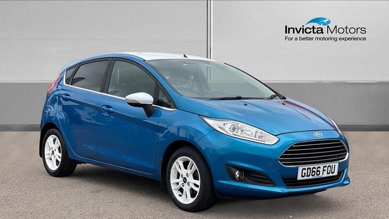 Blue Used 2017 Ford Fiesta Zetec Hatchback | £7,500 (Good price) - Image 1/4