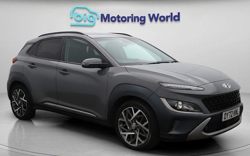 Grey Used 2022 Hyundai Kona Premium SUV | £14,600 (Fair price) - Image 1/4