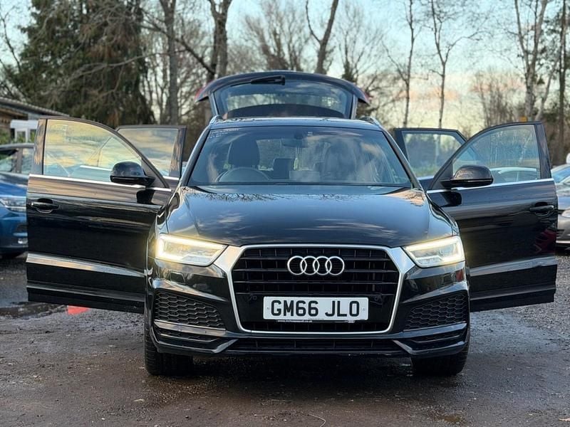 Used Audi Q3 S-Line 150 HP (110 kW) 2017 Black SUV