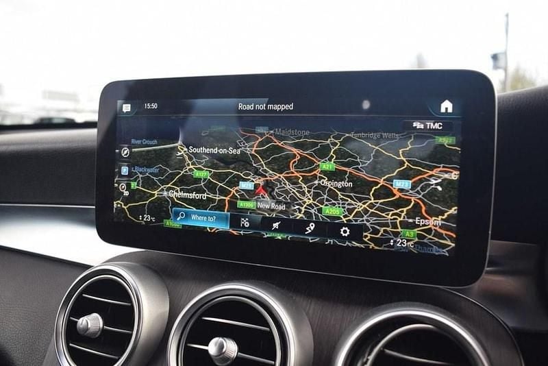 Used Mercedes GLC220 AMG line 194 HP (142 kW) 2021 Black Estate