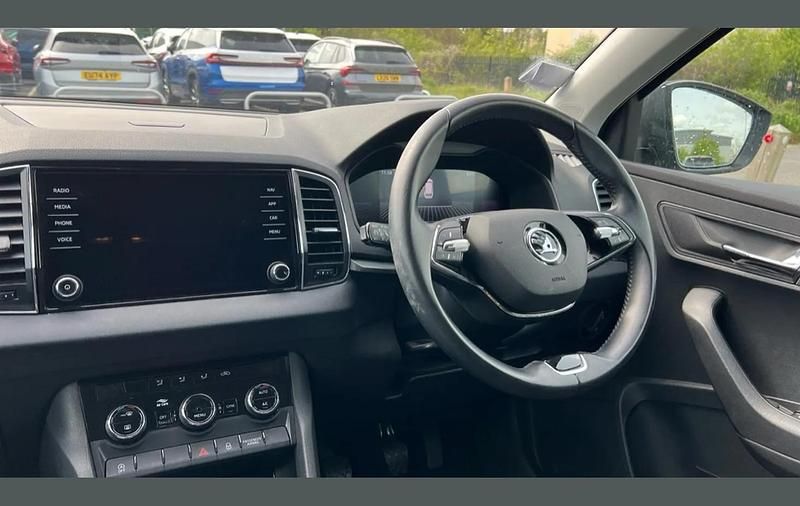 Used Skoda Karoq SE Drive 110 HP (80 kW) 2023 Graphite grey metallic SUV