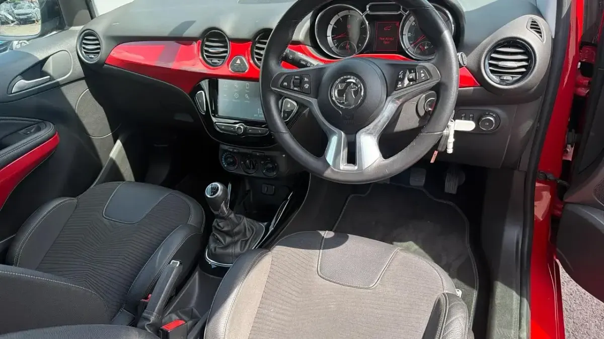 Used Vauxhall Adam 69 HP (50 kW) 2019 Red Hatchback
