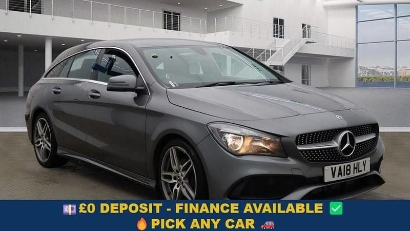 Grey Used 2018 Mercedes CLA180 Shooting Brake AMG line Estate | £11,049 - Image 1/4