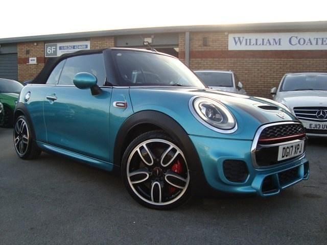 Used Mini John Cooper Works Cabriolet 2017 Turquoise Cabriolet