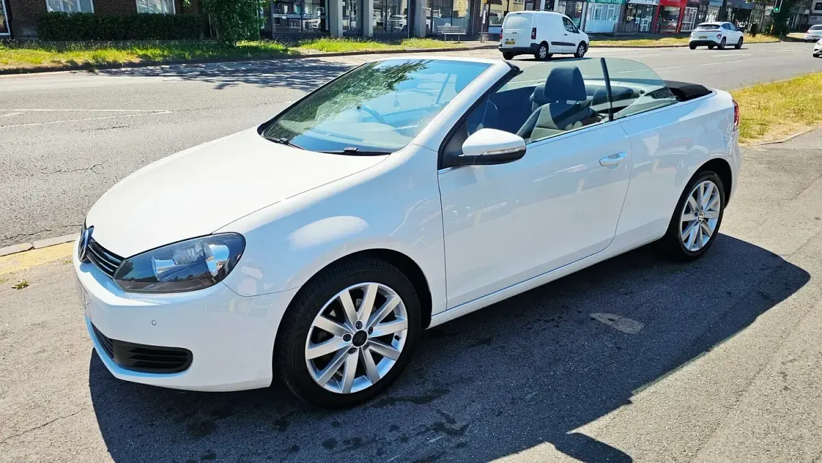 Used VW Golf Cabriolet SE 2012 White Cabriolet