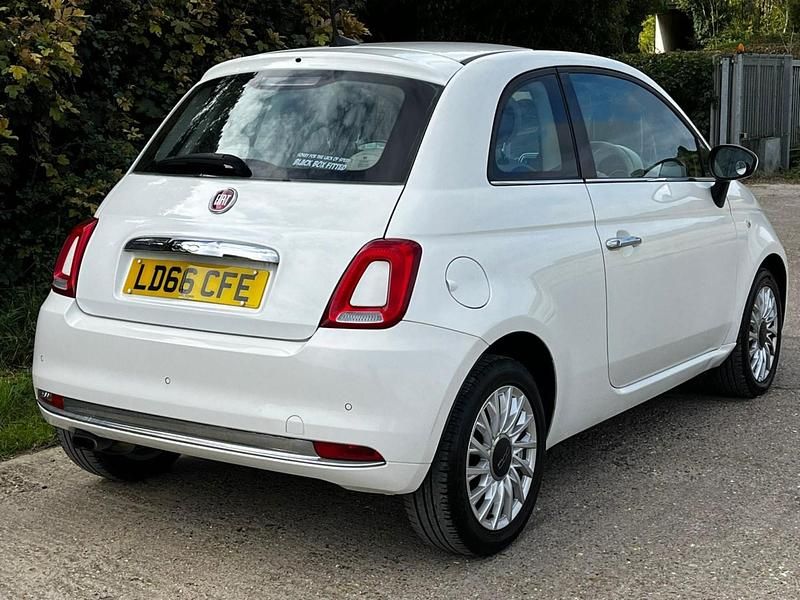 Used Fiat 500 Lounge 69 HP (50 kW) 2016 White Hatchback