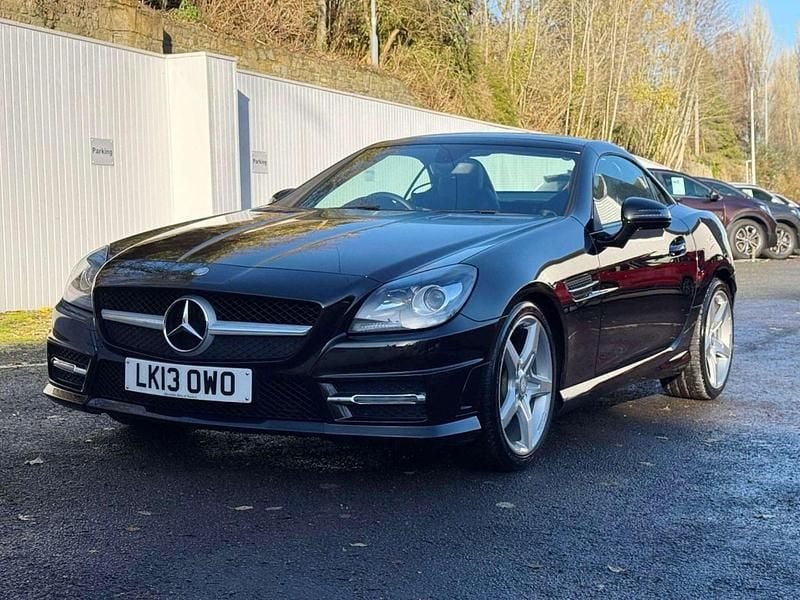 Black Used 2013 Mercedes SLK200 AMG Cabriolet | £11,250 (Good price) - Image 1/3