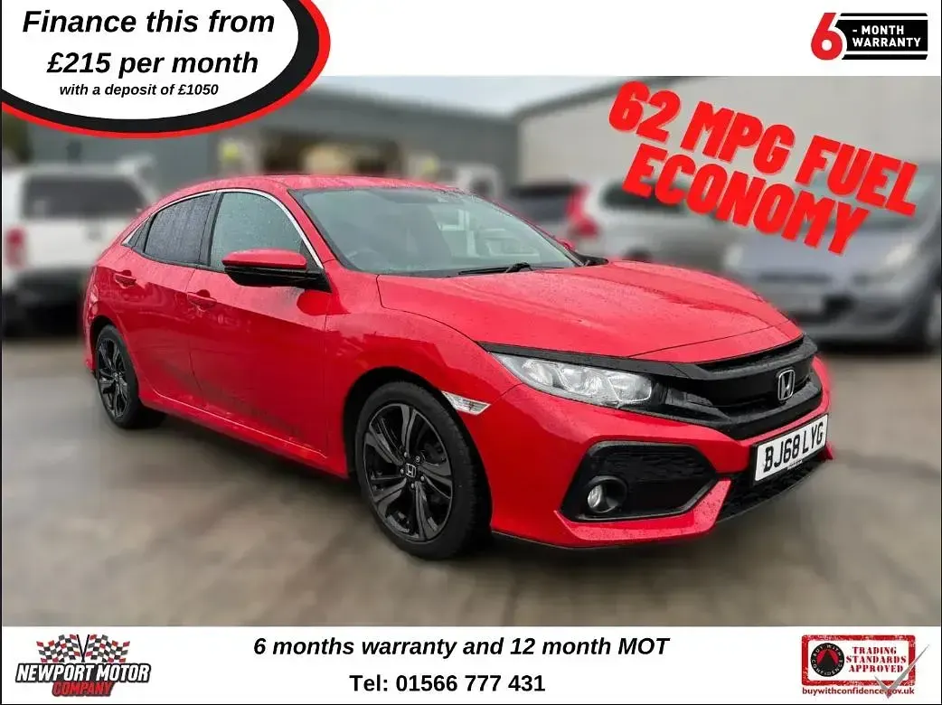 Used Honda Civic SR 120 HP (88 kW) 2018 Red Hatchback
