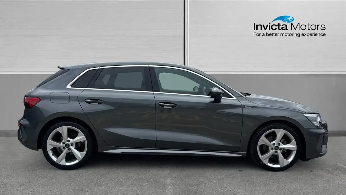 Used Audi A3 S-Line 110 HP (80 kW) 2023 Grey Sedan