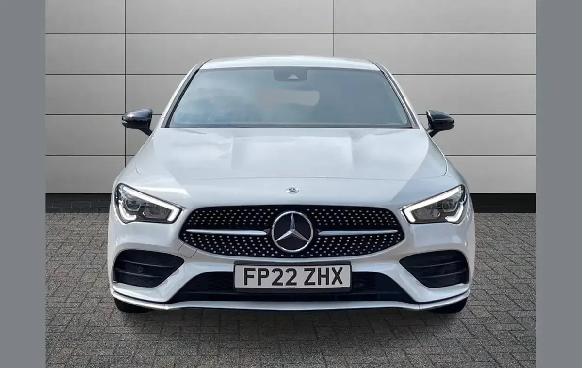 Used Mercedes CLA220 AMG Line Premium 187 HP (137 kW) 2022 White Coupe