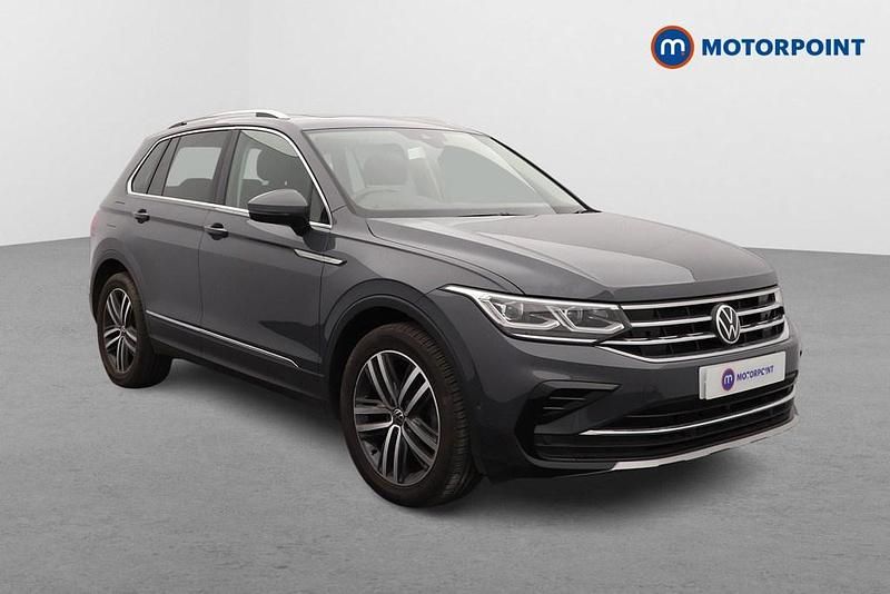Grey Used 2021 VW Tiguan Elegance SUV | £24,449 (Fair price) - Image 1/4