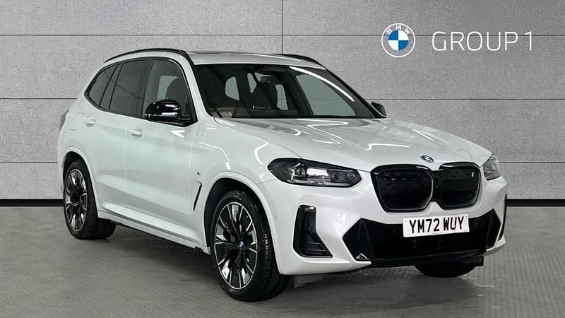 White Used 2023 BMW iX3 M Sport SUV | £29,650 (Good price) - Image 1/4