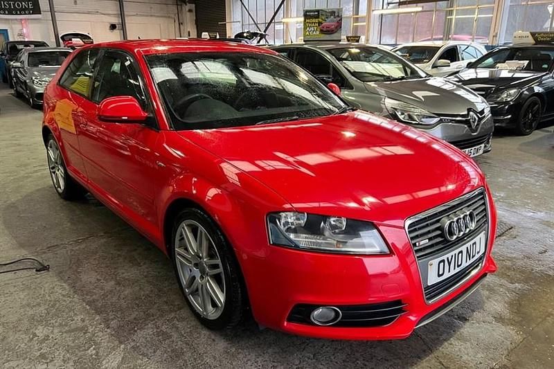 Used Audi A3 S-Line 170 HP (125 kW) 2010 Red Hatchback