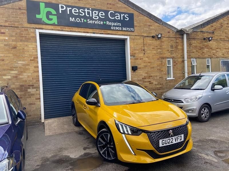 Yellow Used 2022 Peugeot 208 GT Hatchback | £12,995 (Fair price) - Image 1/4