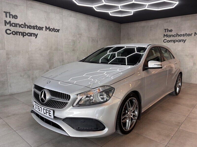 Silver Used 2017 Mercedes A200 AMG line Hatchback | £13,000 (Fair price) - Image 1/4