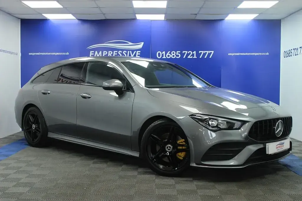 Used Mercedes CLA220 Shooting Brake AMG line 2020 Grey Estate