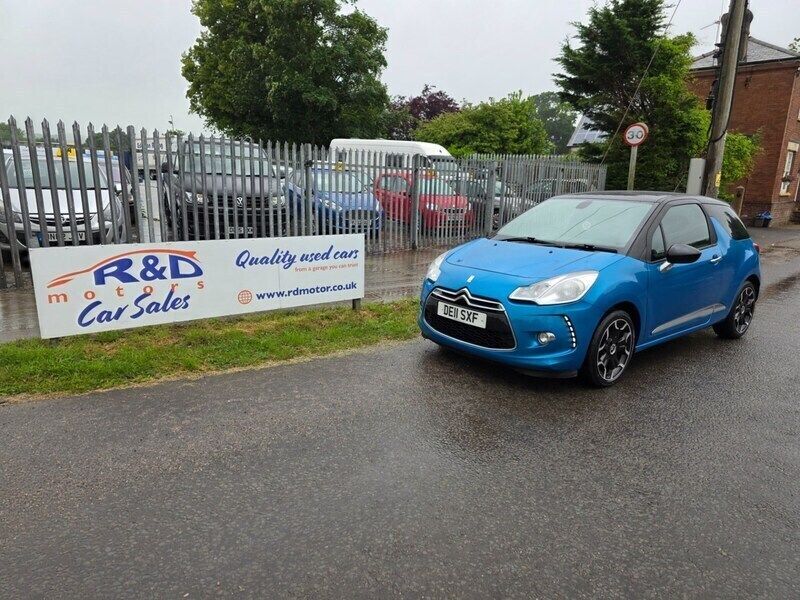 Blue Used 2011 Citroën DS3 Hatchback | £2,795 (A bit pricey) - Image 1/4