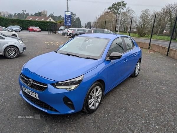Used Vauxhall Corsa 75 HP (55 kW) 2020 Blue Hatchback