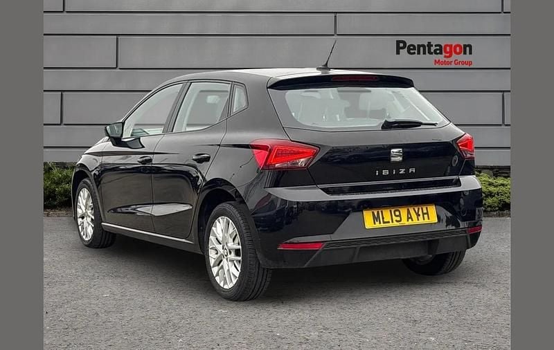 Used Seat Ibiza SE Technology 94 HP (69 kW) 2019 Black Hatchback