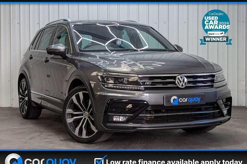 Grey Used 2017 VW Tiguan R-line SUV | £15,495 (A bit pricey) - Image 1/1