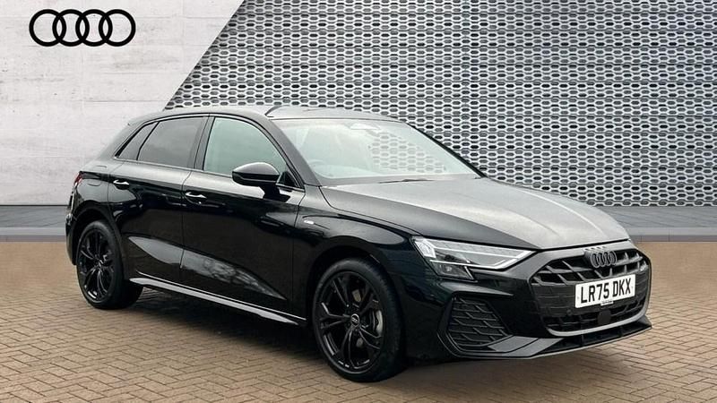Black New 2025 Audi A3 e-tron S-Line Hatchback | £33,990 (Expensive) - Image 1/4