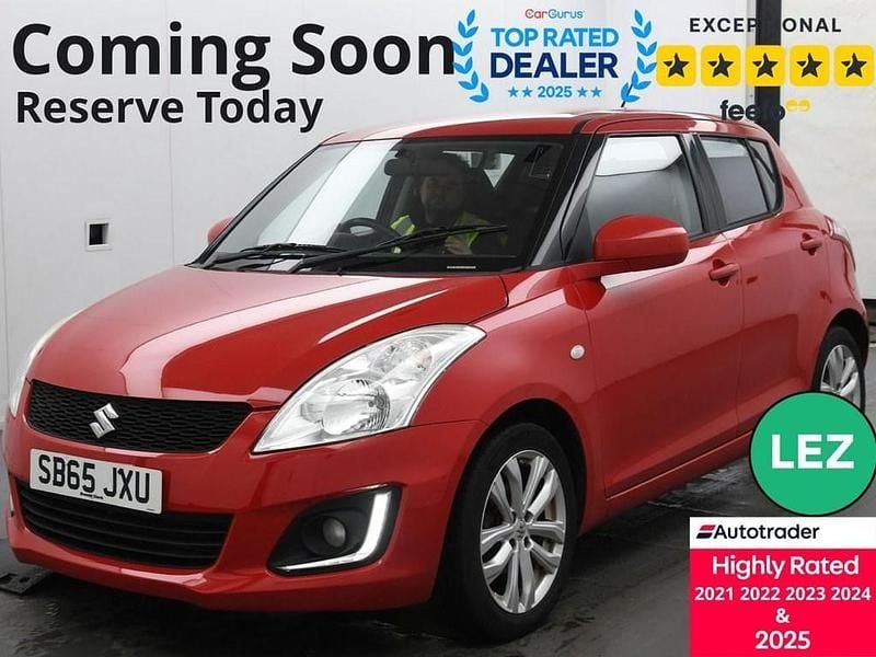 Red Used 2016 Suzuki Swift SZ3 Hatchback | £4,795 (Fair price) - Image 1/3