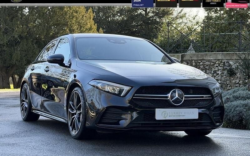 Used Mercedes A35 AMG Premium 306 HP (225 kW) 2021 Black Sedan