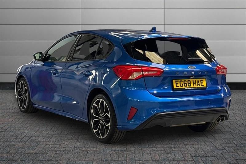 Used Ford Focus ST-Line X 150 HP (110 kW) 2019 Blue Hatchback