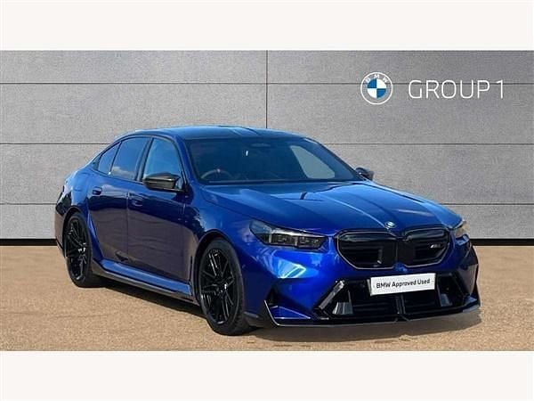 Marina bay blue Used 2025 BMW M5 Comfort Edition Sedan | £104,450 - Image 1/4