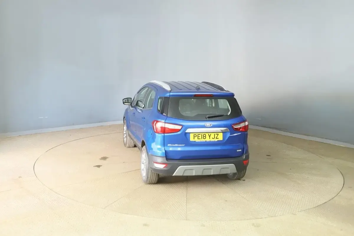 Used Ford Ecosport Titanium 125 HP (91 kW) 2018 Blue SUV