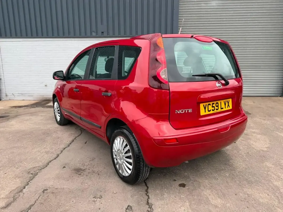 Used Nissan Note Visia 110 HP (80 kW) 2009 Red Hatchback