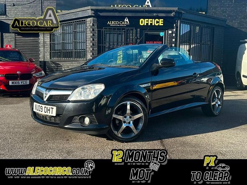 Black Used 2009 Vauxhall Tigra Cabriolet | £1,995 (Expensive) - Image 1/4