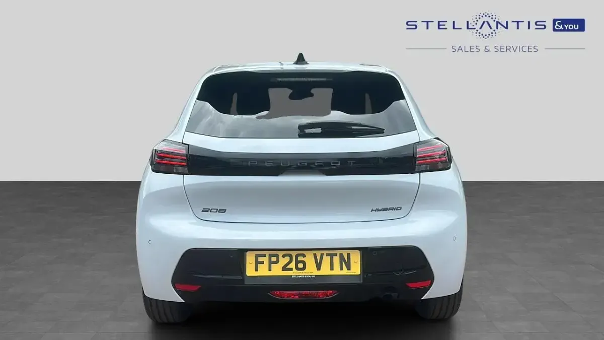 New Peugeot 208 Allure 99 HP (72 kW) 2026 White Hatchback