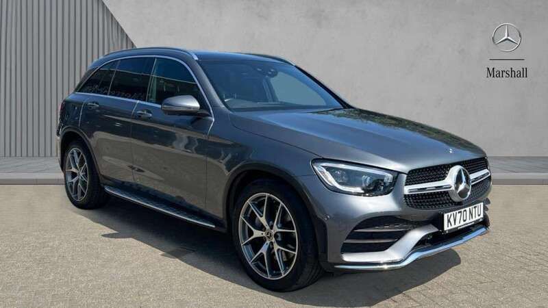 Selenite grey metallic Used 2020 Mercedes GLC300 AMG Line Premium SUV | £30,924 (A bit pricey) - Image 1/4