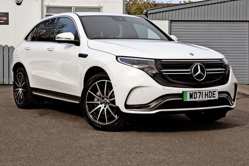 Used Mercedes EQC400 AMG line 300 kW (408 HP) 2022 White SUV