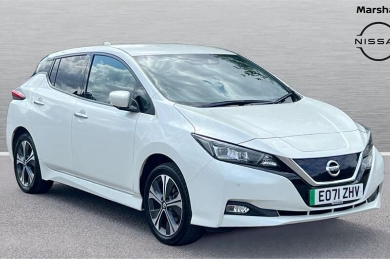 White Used 2021 Nissan Leaf Tekna Hatchback | £12,964 (Fair price) - Image 1/4