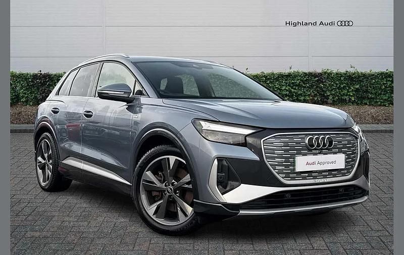 Used Audi Q4 e-tron S-Line 219 kW (299 HP) 2022 Blue SUV