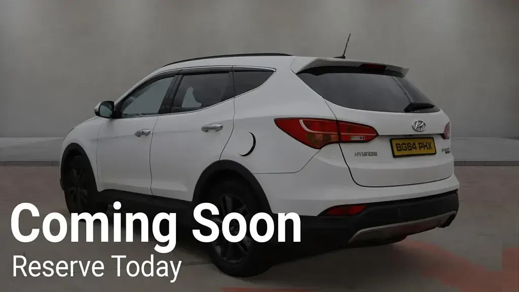 Used Hyundai Santa Fe Premium SE 197 HP (144 kW) 2014 White SUV