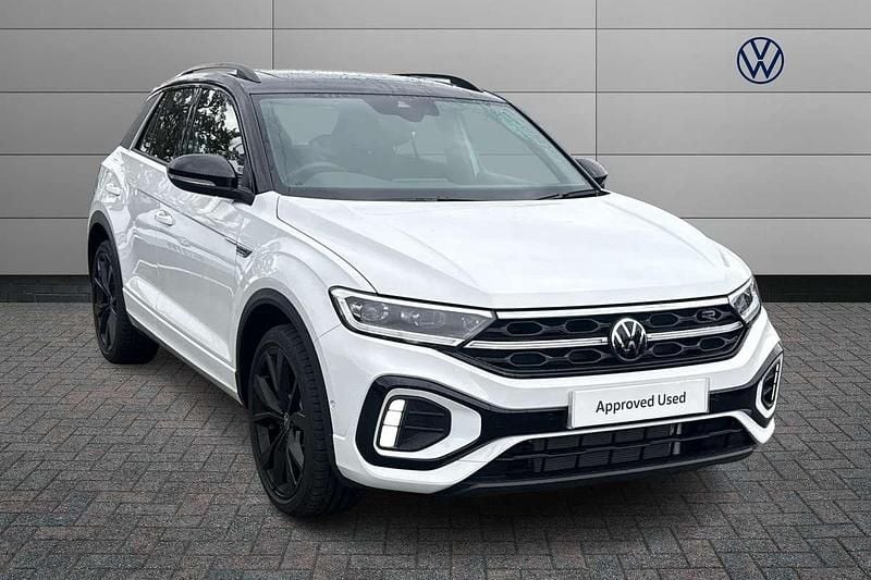 White New 2025 VW T-Roc Black Edition SUV | £30,150 (Fair price) - Image 1/4