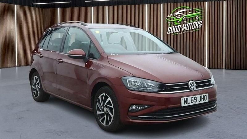 Used VW Golf Sportsvan Match 150 HP (110 kW) 2019 Red MPV
