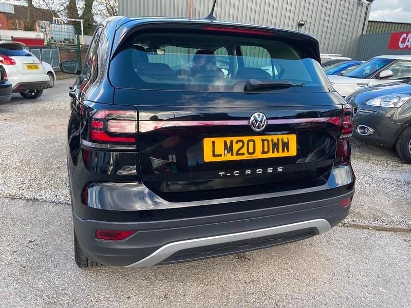 Used VW T-Cross S 95 HP (69 kW) 2020 Black SUV