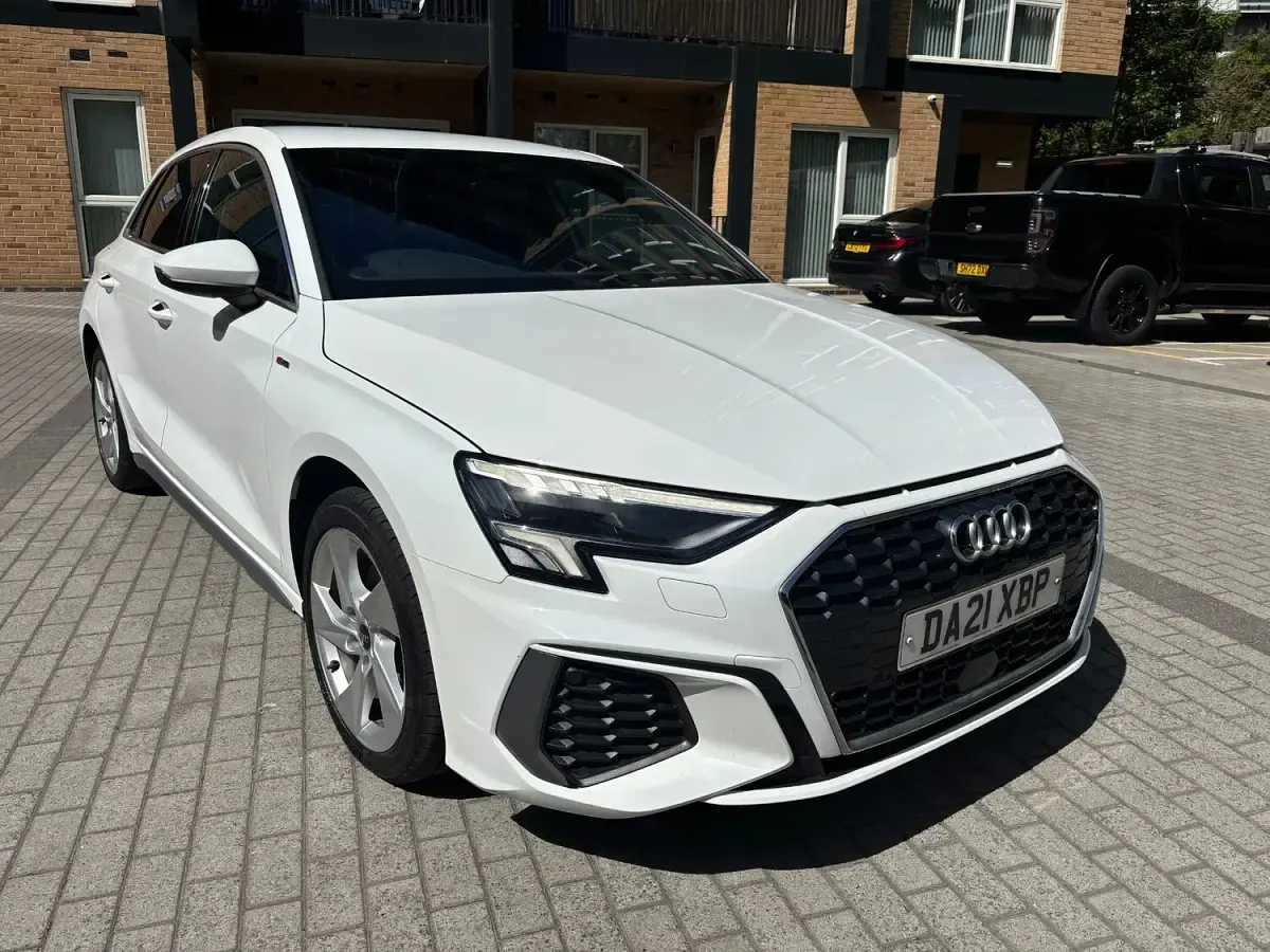 Used Audi A3 e-tron S-Line 2021 White Hatchback