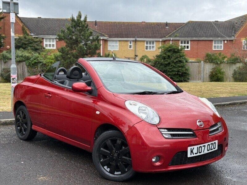 Red Used 2007 Nissan Micra C+C Cabriolet | £1,990 - Image 1/4