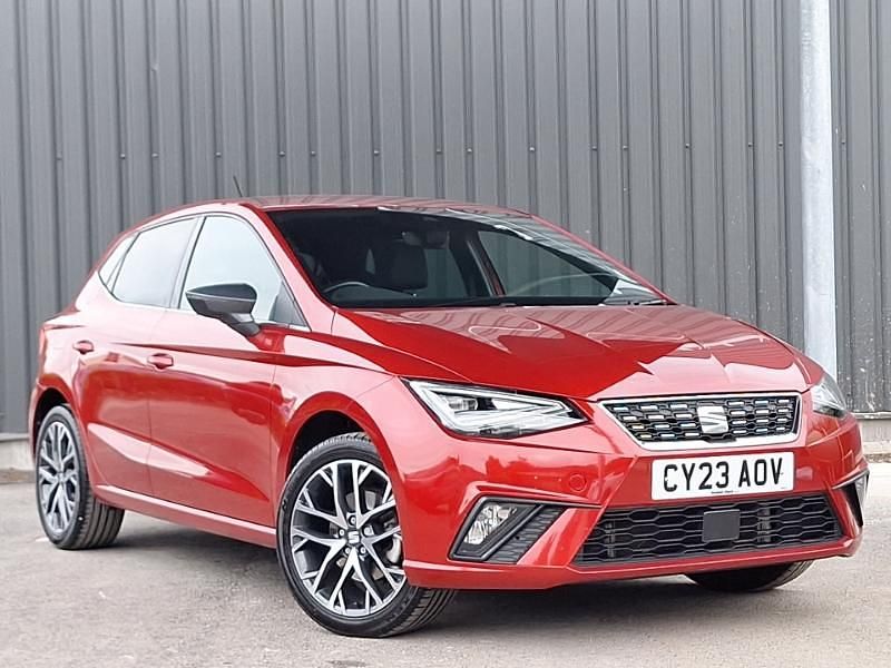 Red Used 2023 Seat Ibiza XCELLENCE Hatchback | £16,698 (Fair price) - Image 1/4