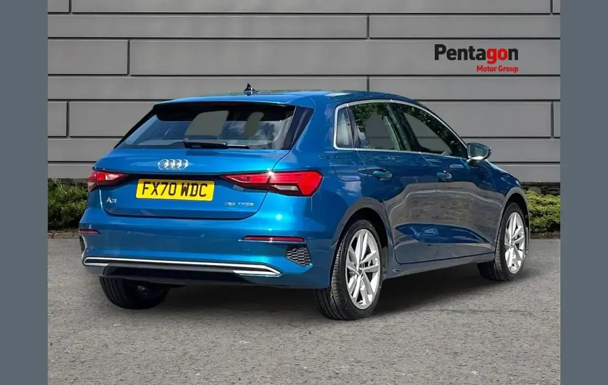 Used Audi A3 Sport 147 HP (108 kW) 2020 Blue Sedan